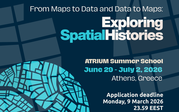 “From Maps to Data and Data to Maps: Exploring Spatial Histories” Θερινό σχολείο ATRIUM